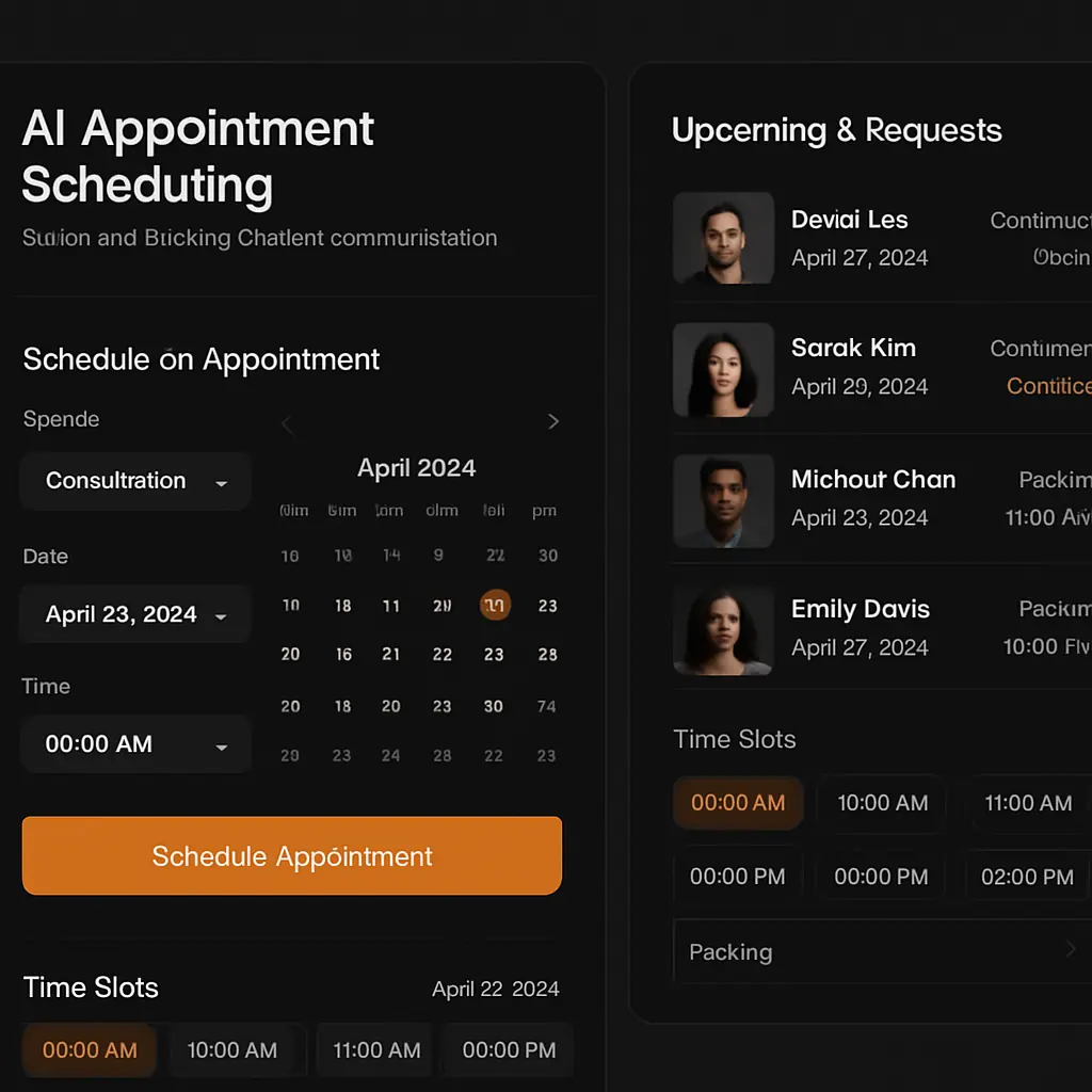 Appointment Setting Interface