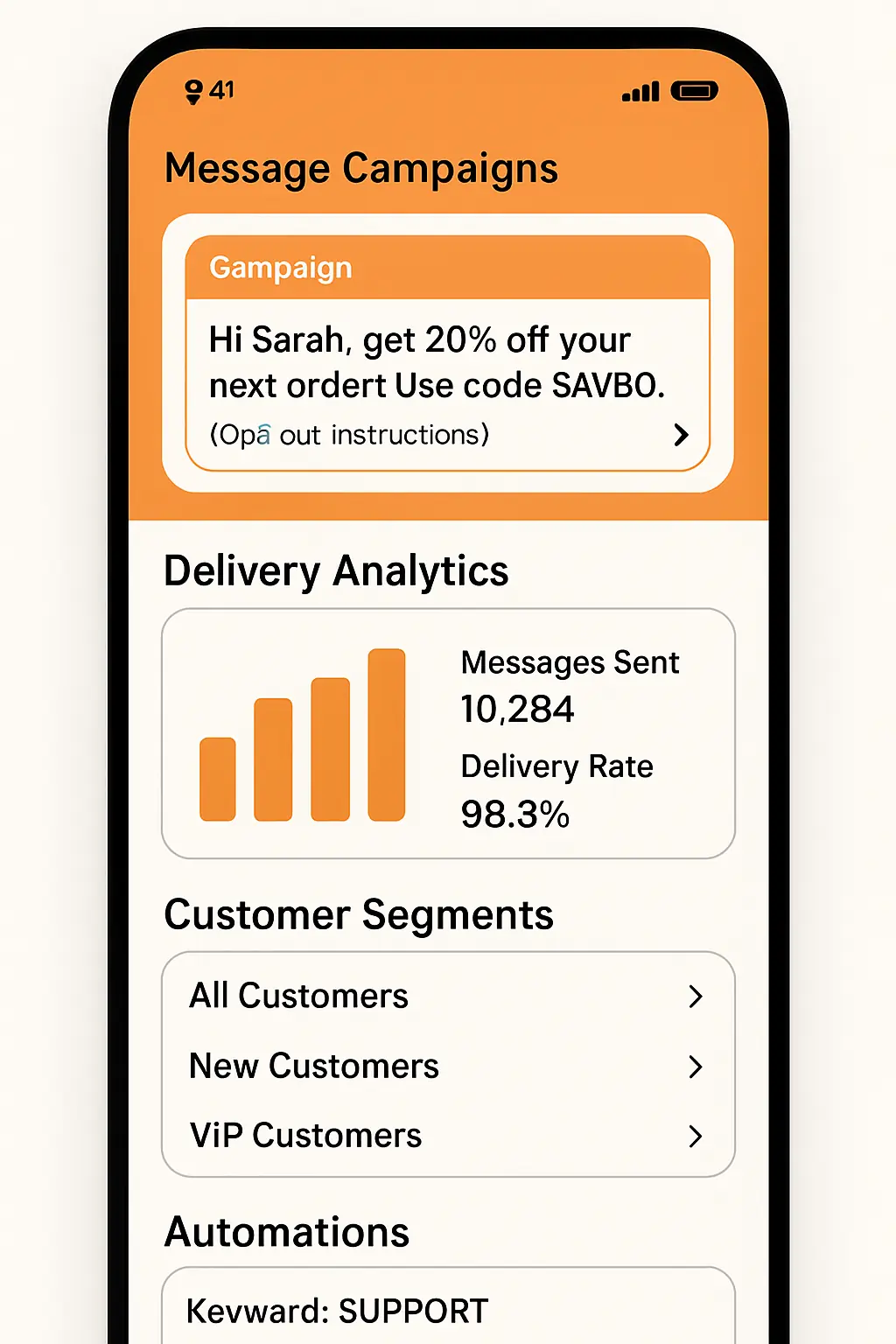 SMS Marketing Platform