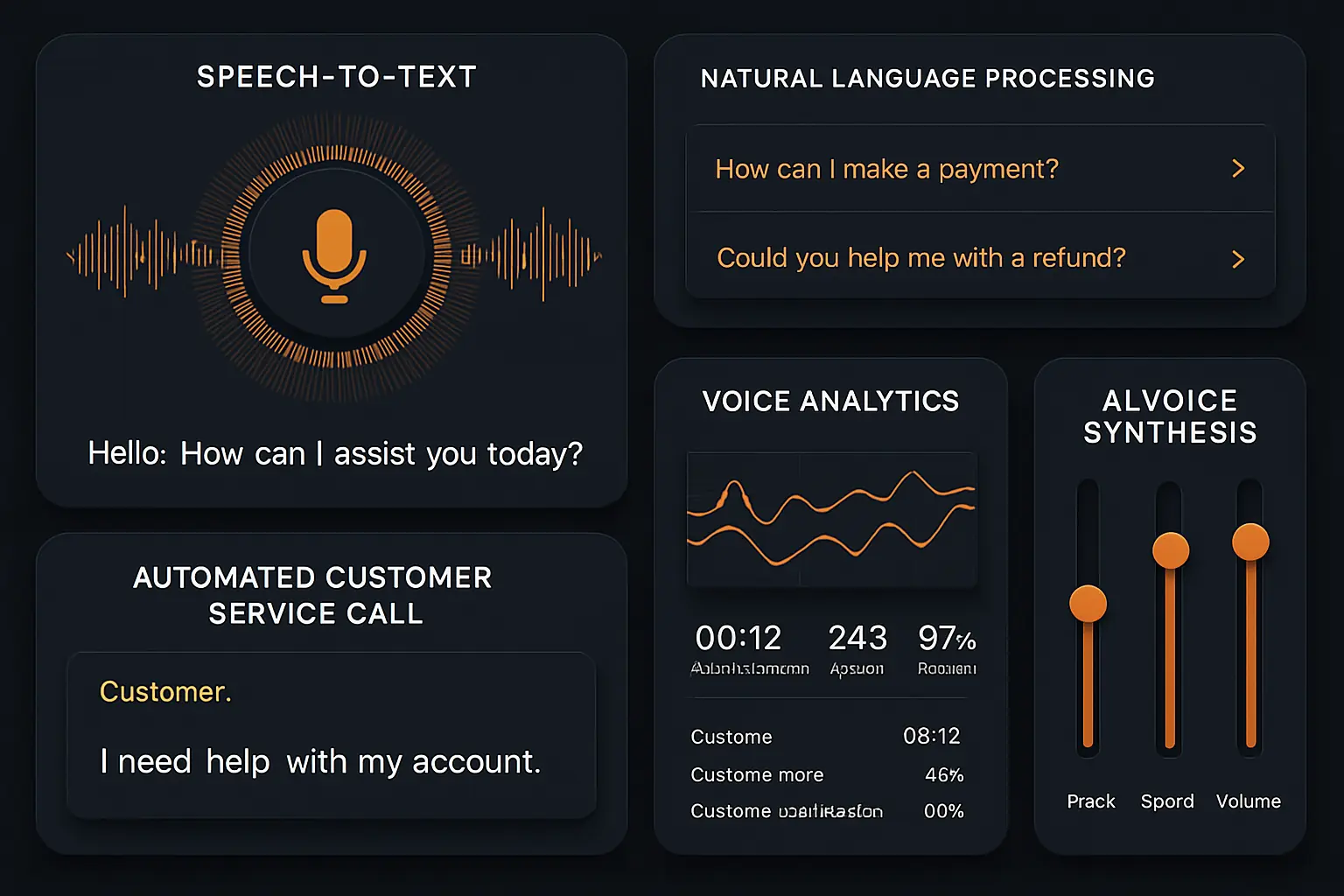 Voice AI Solutions Interface